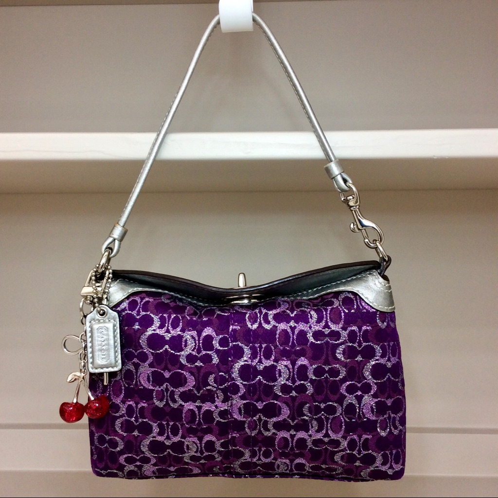 Rare Vintage Coach Y2k Large Limited Edition Wristlet Purse